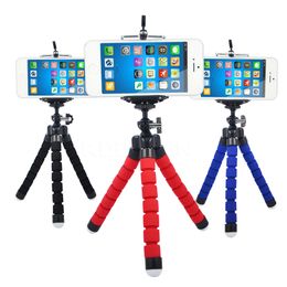 Smart Phone Holder Stand Flexible Octopus Tripod Bracket Selfie Support Mount Monopod Adapter Adjustable For Iphone 7 6S Camera Universal