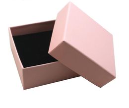 7 3 7 3 3 5cm White Pink Box For Jewellery Necklace Pendant Gift Packaging Boxes Ring Earring Carring Cases G1162201i