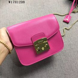 Women Mini shoulder bags real leather top quality hardware hasp Crossbody square hard shell outside casual bags