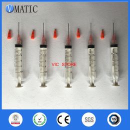 VMATIC Electronic Component 10 ml Syringe with 1" Blunt Tip Dispensing Needle 20G x 5 Sets