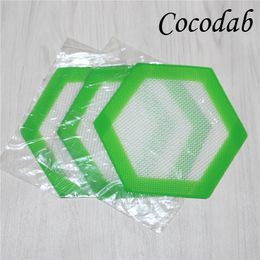 hexagon food grade nonstick silicone fiberglass baking mat kitchen tools baking tools silicone kitchen mats free dhl