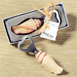 Free Shipping 50PCS Quality Sea Shell Bottle Opener Beach Themed Wedding Favours Birthday Party Keepsake Bridal Shower Ideas