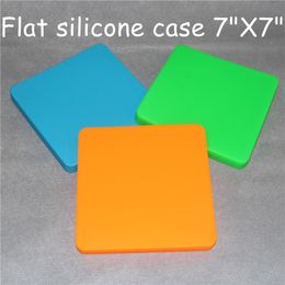 200ml nonstick wax containers 7 7 silicone pizza case concentrate silicon square container big wax jars dishes mats dab large jar fda dhl