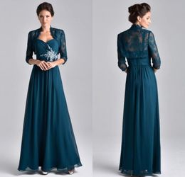 dark teal mother of the bride dresses