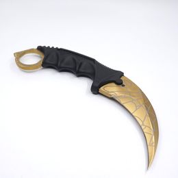 CS GO керамбит нож пластиковый фиксированный лезвие ножи Counter-Strike тактический борьба Коготь ножи выживания кемпинг EDC косплей инструменты