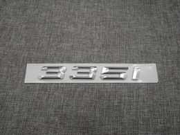 Chrome Number Trunk Rear Letters Word Badge Emblem Sticker for BMW 3 Series 335i