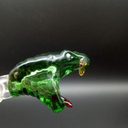 Free DHL Shipping!!! New Snake Head Glass Bowls For Bongs With 14mm 18mm Male For Water Pipes Oil Rigs Glass Bongs