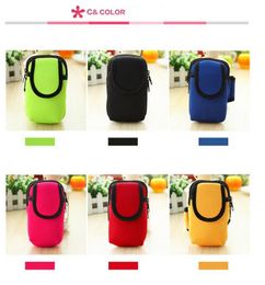 17x10cm arms hang sets of phone arm package running armbands bag portable outdoor mobile case phone waterproof bag