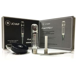 -JCVAP Micro Honeystraw avec embout à quartz titane huile Rig Parabolique kit vaisselle tuyau paille de fumer