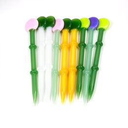 glass carb cap dabber banger caps dabbing tool for Smoking domeless quartz nail water pipe bong 10mm 14mm 18mm