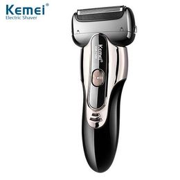 Kemei7100 3 Heads Maglev Motor Razor Electric Shaver Strong Power Shaving IPX7 Waterproof Razors Men Face Care 3D Floating KM-7100