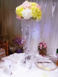 newest product ! Tall Acrylic Flower Stands Wedding Table Centerpieces for weddings decoration