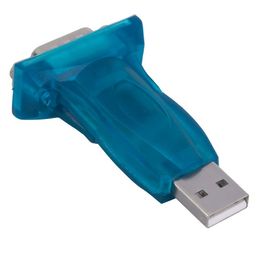 100Pcs New USB 2.0 To RS232 Serial Converter 9 Pin Adapter USB To Rs232 DB9 Male For Computer Wholesale