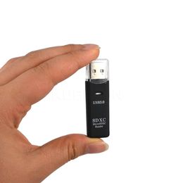 2 em 1 USB 3.0 SDHC SDXC Micro SD Leitor de Cartão SD / MicroSD / TF Trans-Flash Card USB3.0 Conversor de Adaptador Ferramenta