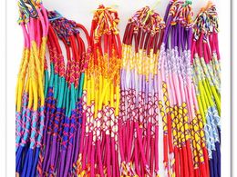 100 Pack Friendship Bracelets Bulk For Party Favors, DIY Arts And Crafts,  One Size (Assorted Colors)