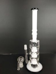 New pattern white H:31CM , D:5CM ,JOINT SIZE:14MM glass bong oil rig ,glass water pipe,