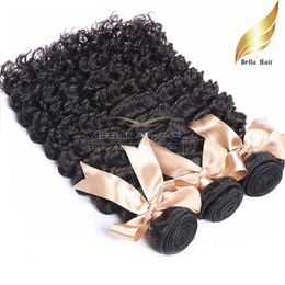 deep wave hair brazilian hair bundles human hair weaves 1034 inch grade 3pcs lot natural Colour bellahair