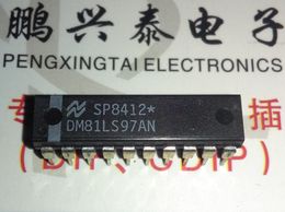 DM81LS97AN / Dual 4-Bit Non-Inverting Buffer/Driver Chips , dual in-line 20 pins dip plastic package . Integrated circuits ICs , PDIP20