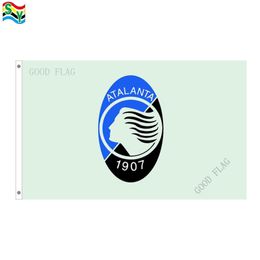 GoodFlag Free Shipping Atalanta Bergamasca Calcio flags banner 3X5 FT 90*150CM Polyster Outdoor Flag
