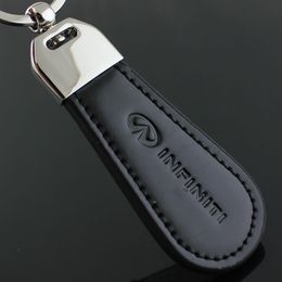 keys dodge UK - Fashion Zinc Alloy Leather Car Logo Llaveros Chaveiro Key Chain Key Ring For Ford MINI Infiniti Dodge Opel Key Holder