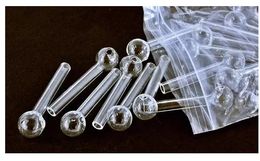 14cm glass ipe clear glas oil burner tube pipe oil nail glass pipe water pipe