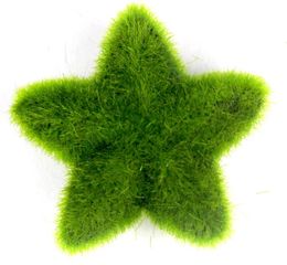 12pcs Artificial Moss Grass Round Ball/Heart/Star Ornaments 5 Design Can choose For Wedding Home Office Decorative Craft Accessory