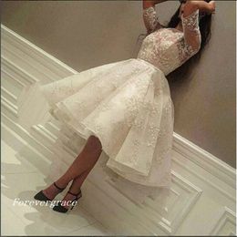 Sexy Elegant Lace Half Sleeves Prom Dress Arabic Fashion Formal Evening Party Gown Custom Made Plus Size