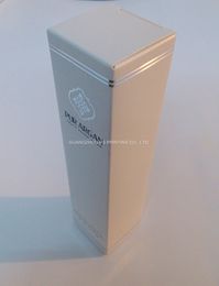 Folha de prata Estampando caixas de papel impressão Personalizado Pur Argan Embalagem caixas Matt laminado 350 a 400gr paperboard fino