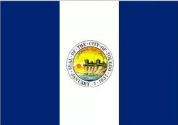 USA Ohio Toledo City Flag 3ft x 5ft Polyester Banner Flying 150* 90cm Custom flag outdoor