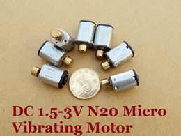 20pcs/Lot 10*12 MM Miniature DC 1.5V-3V Vibration N20 Motor With Copper Vibrator