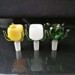 Classic bubble head 14mm , Glass Bongs Accessories Unique Oil Burner Glass Pipes Water Pipes Glass Pipe Oil Rigs Smoking with Dropper