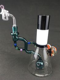 Glass hookah, beautifully designed oil rig bong, smoking pipe, 14mm joint factory outlet welcome to order