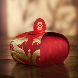 red Bride sedan chair chinese Wedding Favour Boxes gift box candy box packing box