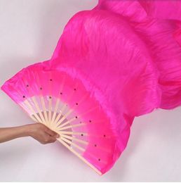 1.8m Long Fans with Sequins Chinese Traditional Hand Fan for Dance Stage Show Props