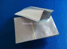 7x10cm mylar foil flat bag, 200 x Silver white Pure Aluminuming plain bags-pack liquid/facial mask poly dustproof ping pocket