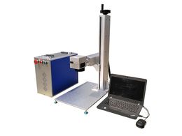 Tabletop 20W 30W Fibre Laser Marking Machine ,Raycus Brand Resource . For Marking Metal And Stainless Steel Material