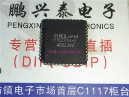 M80C85A-2 . PLCC-44 / 8-BIT microprocessor . MSM80C85A-2 / 5 MHz, 80C85 . PQCC44 , Electronic Component IC