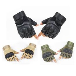 Outdoor Sports Hunting Tactical Half Finger Gloves Motocycle Cycling Gloves Paintball Airsoft Shooting NO08-069