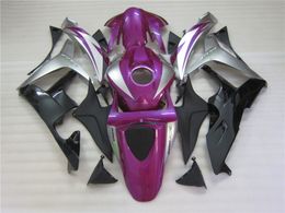 Injection Moulded fairings for Honda CBR600RR 07 08 purple silver black bodywork fairing kit CBR600RR 2007 2008 OT35