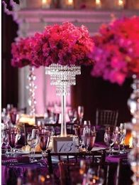 hanging crystal acrylic Beaded Centrepieces for wedding and party decoration