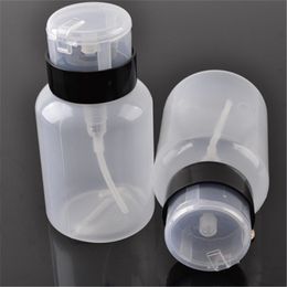 Portable Lightweight MINI Acetone Nail Polish Remover 210ML Small Pressure Bottle Nail Art Tool Gel Product Supplies F2017264