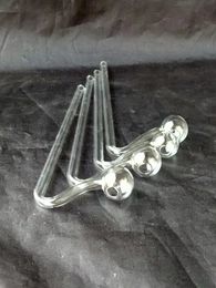New glass long curved pot , Wholesale Glass Bongs Accessories, Glass Hookah, Water Pipe Smoke Free Shipping