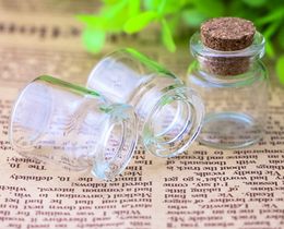 500 x 4ml Empty Mini Glass Stoppered Vials Smal Samples Glass Bottles Container