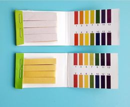 Full Range pH Alkaline Acid 1-14 Litmus Test Paper Strips Tester Indicator PH Partable 80 Strips PH Paper Meters Analyzers