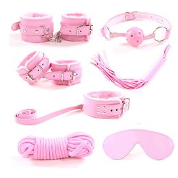 10Pcs Bondage Adult Sex Tools Passion Bed Restraint Set Kit SM Fetish BDSM US SHIPPING #R468