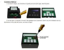 Free Shipping Cost High Quality Touch Panel 0-10V LED Dimmer with Wireless Remote Control for LED Panel 0-10V Dimming Function