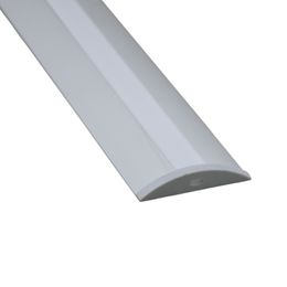 10 X 1M sets/lot Al6063 flat type led channel strip fixture and led mounting profile for cabinet or kitchen led lamps