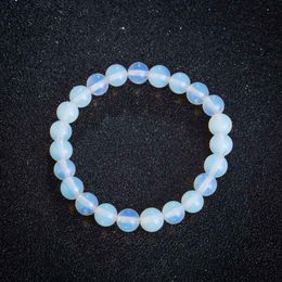 Crystal Moonstone fios de fios feitos ￠ m￣o Bracelets de mi￧angas para mulheres meninas homens acess￭veis Acess￳rios de moda de joias de ioga