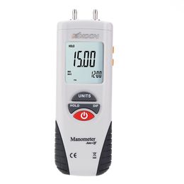 Freeshipping Handheld High Performance Manometer Air vacuum Pressure Gauge Metre Differential Digital Manometer manometro presion