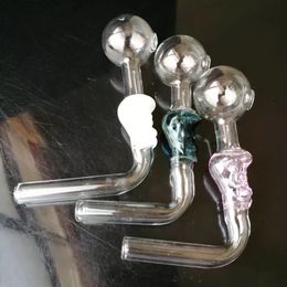 Bones walking board bongs accessories , Unique Oil Burner Glass Bongs Pipes Water Pipes Glass Pipe Oil Rigs Smoking with Dropper